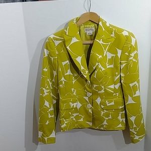 Michael Michael KORS green/white blazer  Sz 2
